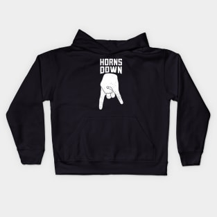 Horns Down Kids Hoodie